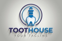 Teeth House Shape Logo  Screenshot 2