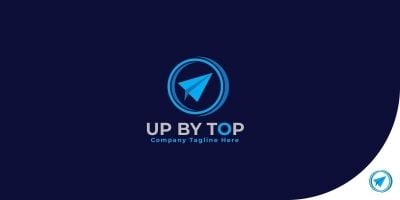 Up By Top Logo Template