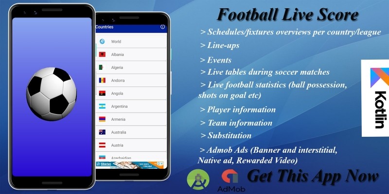 Football Live Score - Android Source Code