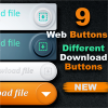 9 Different Web Download Buttons