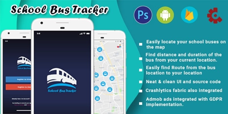 School Bus Tracker Android Source Code by Haroonacp | Codester