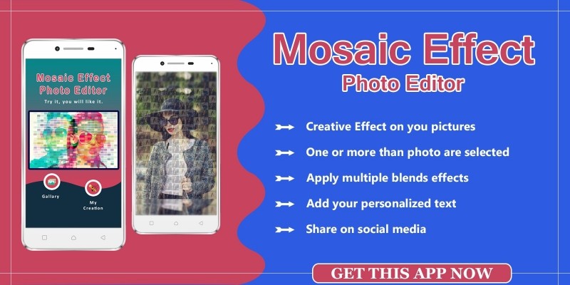 Mosaic Photo Effects Android App Template