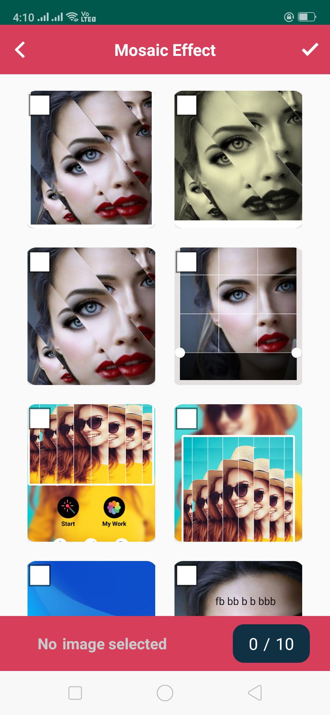 Mosaic Photo Effects Android App Template by Anilpatel11 Codester