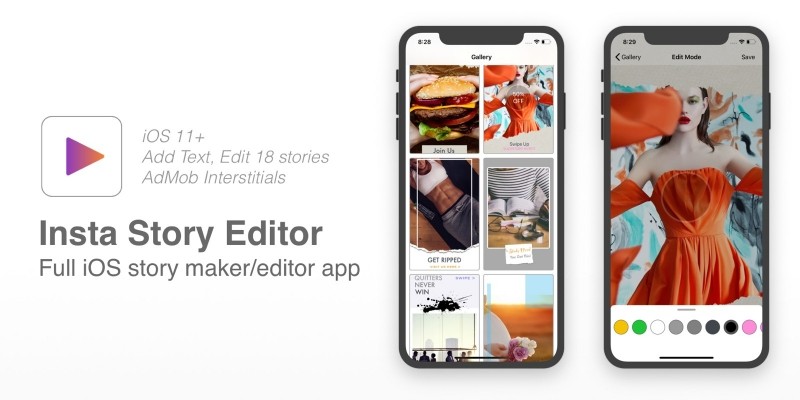 Insta Story Editor - Full iOS App For Instagram