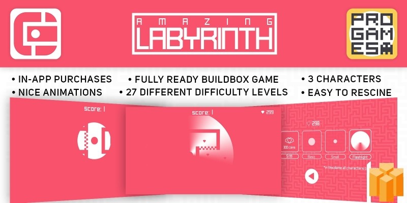 Amazing Labyrinth- Buildbox Template