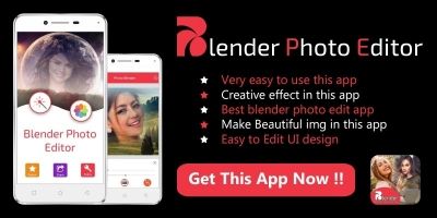 Blender Photo Editor - Android App Template