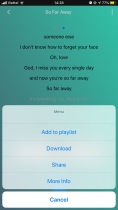 Music Streaming iOS App Template Screenshot 24