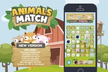 Animals Match 3 Game Assets Graphics Screenshot 1
