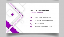Geomec Business Card Template Screenshot 1