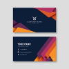 Business Card Template Colorful