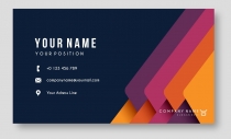 Business Card Template Colorful Screenshot 1