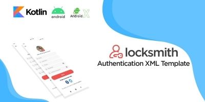 Android Authentication  XML UI Kit
