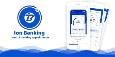 Ion Banking - Ionic 5 Banking App UI Theme