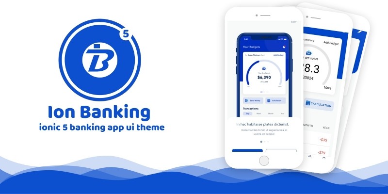 Ion Banking - Ionic 5 Banking App UI Theme