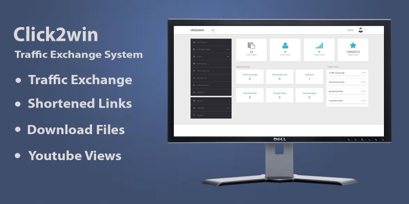 Click2win Traffic Exchange System 