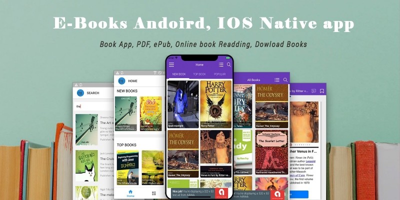 E-Books - Android And iOS App Template