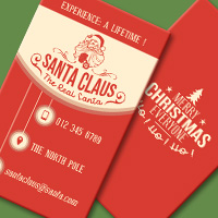 Santa Claus Business Card
