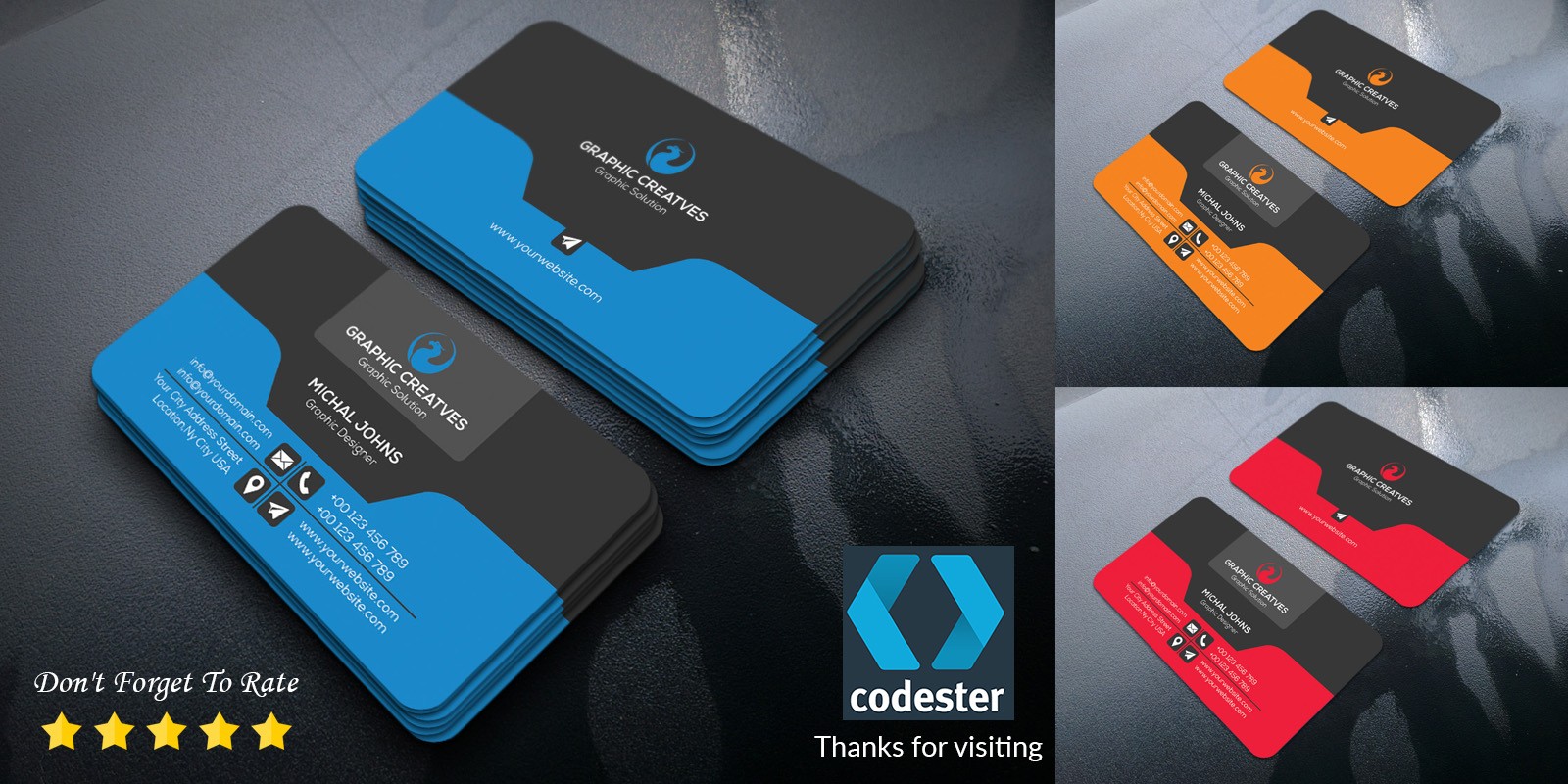 Corporate Business Card Template