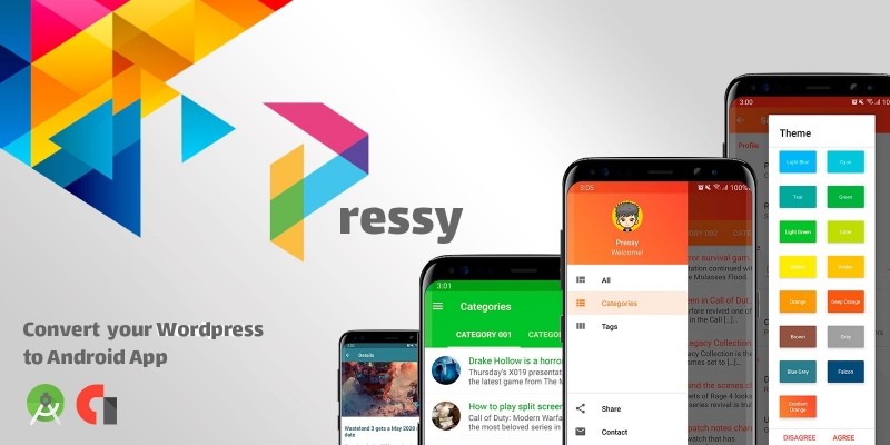 Pressy - WordPress to Android App