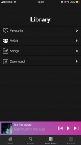 Music Streaming Android And iOS App Template Screenshot 53