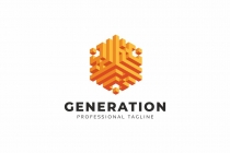 Generation 3D Abstract Hexagon Logo Screenshot 1
