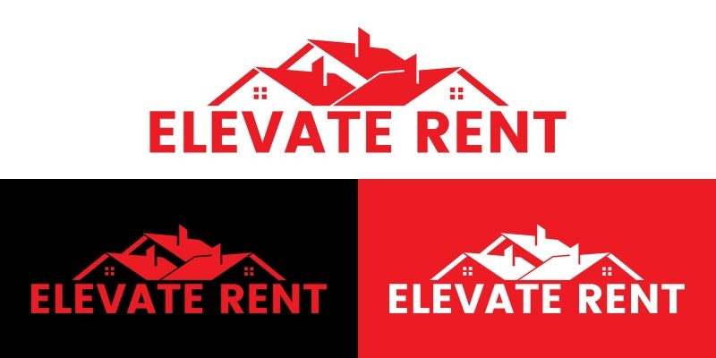 Real Estate Property Rent Logo Design Template