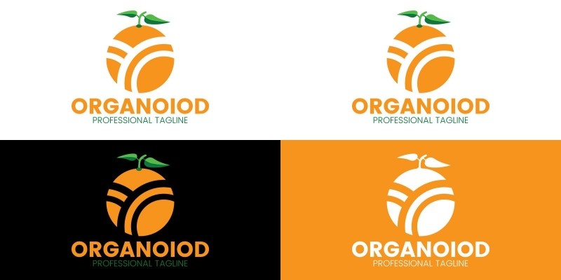 Orange Logo Design Template