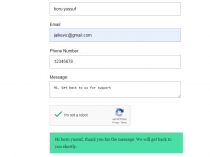 Simple Secure Contact Form With reCAPTCHA Screenshot 3