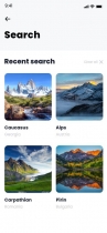 Globle Adventure Guide App UI Design Screenshot 2