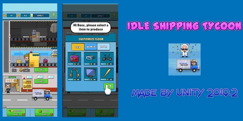 Idle Shipping Tycoon - Unity Source Code