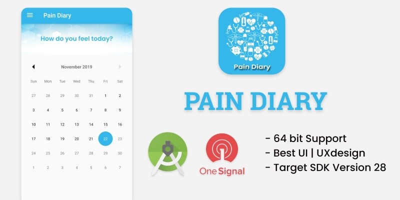 Medical Pain Diary - Android App Template