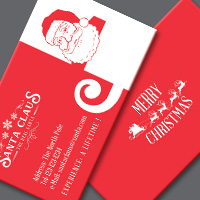 Santa Claus Business Card