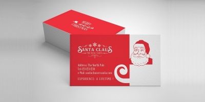 Santa Claus Business Card