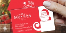 Santa Claus Business Card Screenshot 1