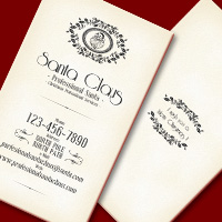 Santa Claus Business Card