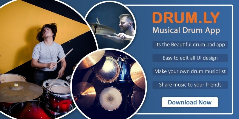 Drum Ly - Musical Drum Pad Android App Template