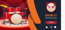 Drum Ly - Musical Drum Pad Android App Template Screenshot 1