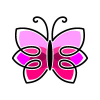 Butterfly Colors Logo 9
