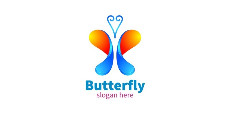 Butterfly Colors Logo 10