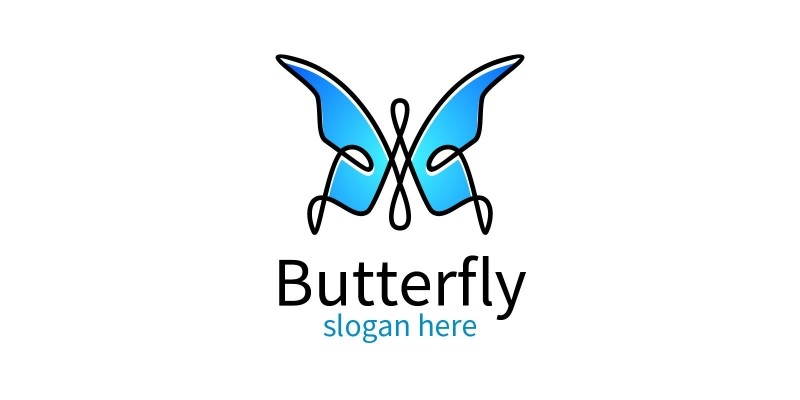 Butterfly Colors Logo 12