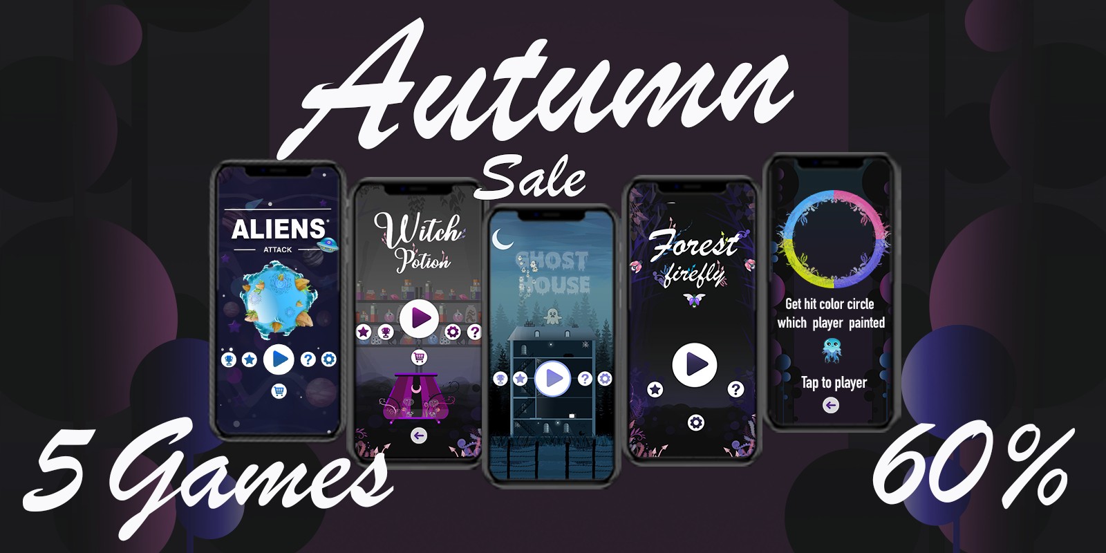5 Unity Game Templates Autumn Bundle