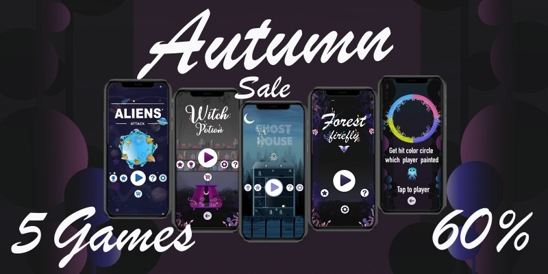 5 Unity Game Templates Autumn Bundle