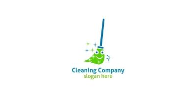 Cleaning Service Logo With Eco Friendly