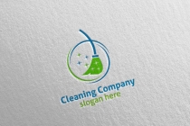 Cleaning Service Logo With Eco Friendly Screenshot 3
