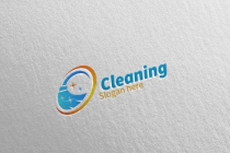 Cleaning Service Logo with Eco Friendly 3 Screenshot 3