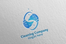 Cleaning Service Logo with Eco Friendly 4 Screenshot 2