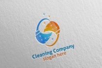 Cleaning Service Logo with Eco Friendly 4 Screenshot 3