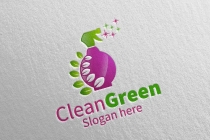 Cleaning Service Logo with Eco Friendly 22 Screenshot 3
