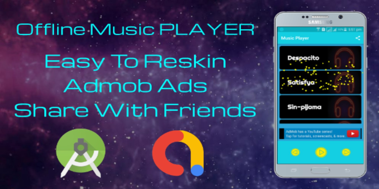 Offline Music Player - Android App Template
