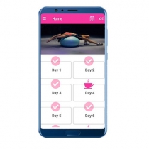 Female Home Fitness - Android App Template Screenshot 7